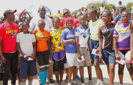 Prizes for the girls - Gihanga Sports Event by Fort Barachel Burundi